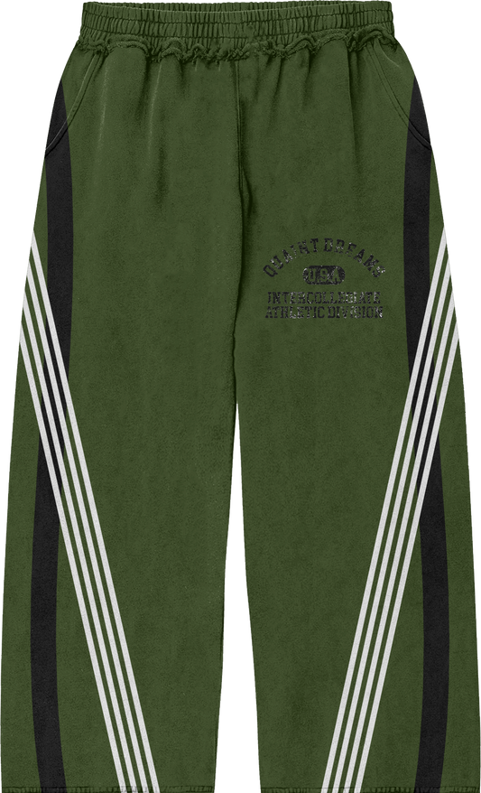 earthy green sweatpants
